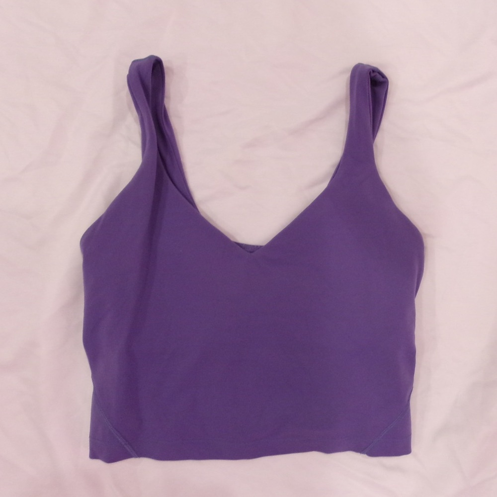 Lululemon size 6 align tank, lightly worn and the color is not sold anymore!
